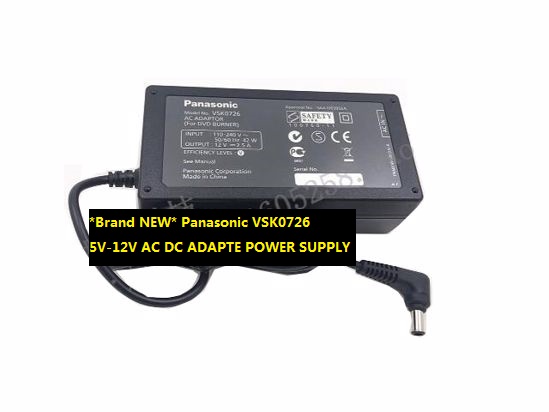 *Brand NEW* Panasonic VSK0726 5V-12V AC DC ADAPTE POWER SUPPLY